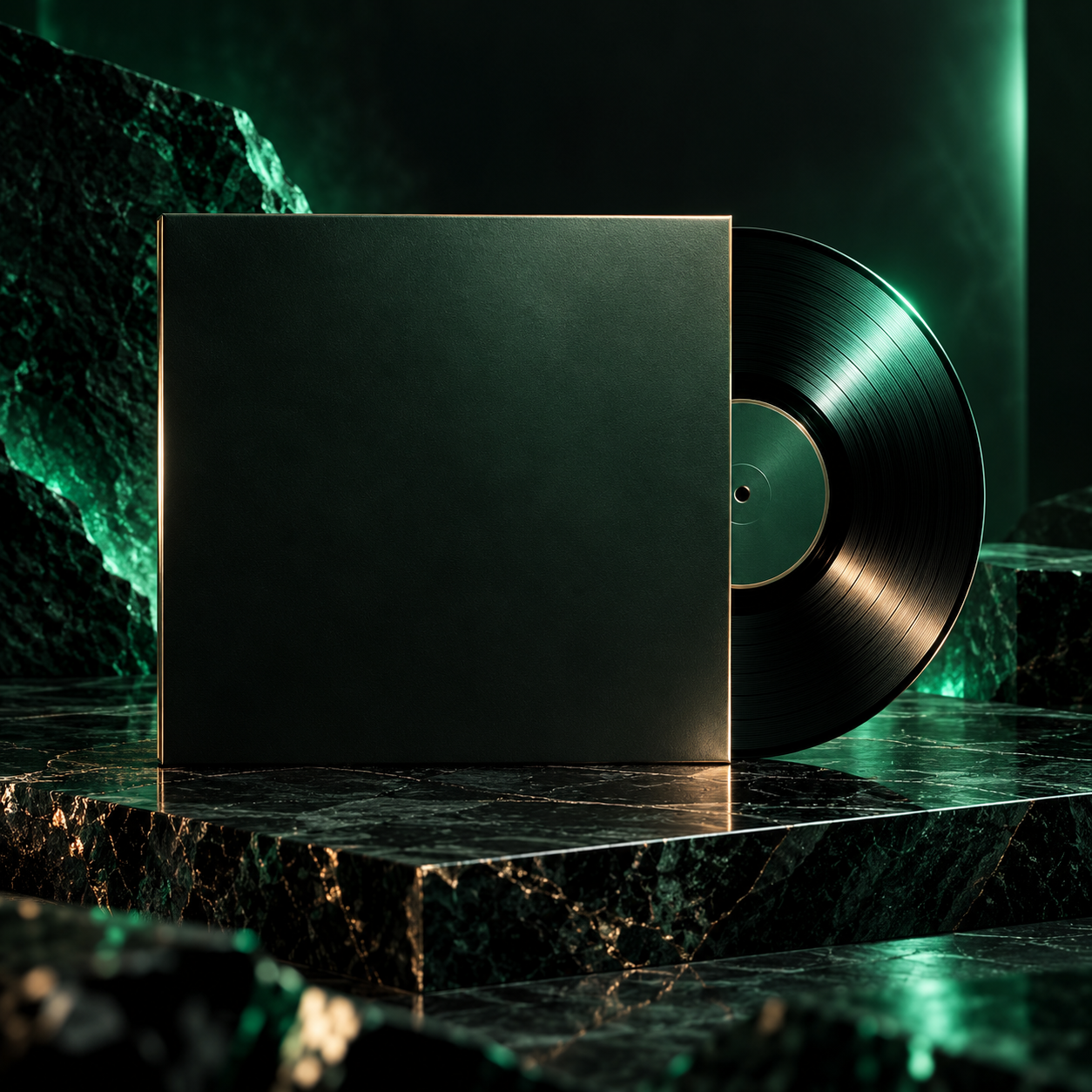 Emerald Best DJ promotional artwork for album releases